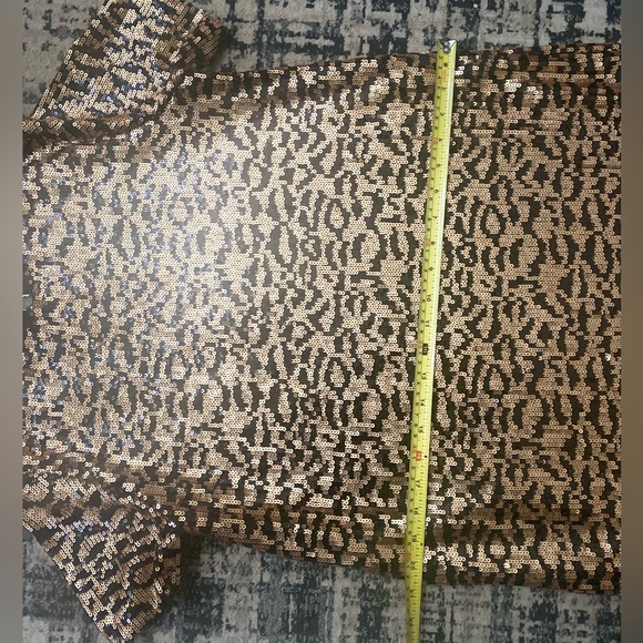 Zara Slip on Leopard sequin dress - Picture 13 of 13